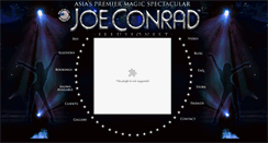 Desktop Screenshot of joeconrad.com
